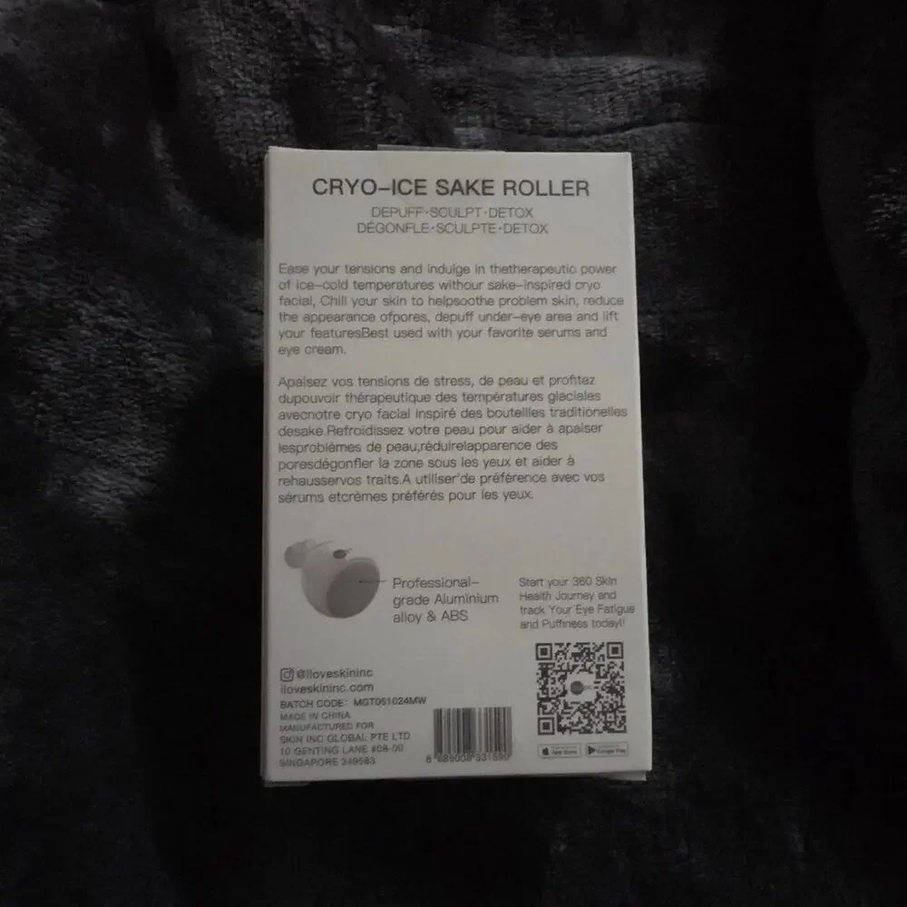 Skin Inc. Cryo Ice Sake Roller - NEW
